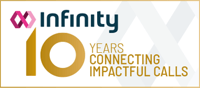 Infinity 10th Anniversary Badge