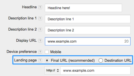 Upgraded URL